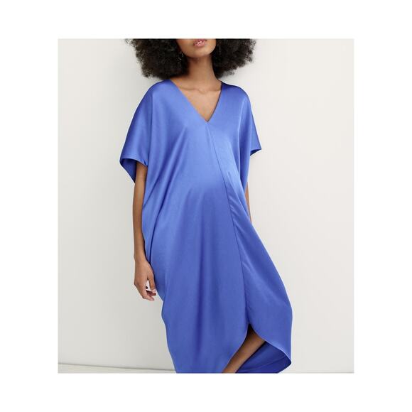 Hatch 'The Crinkle Riviera' Blue Dress Size S - NWT - Picture 1 of 4